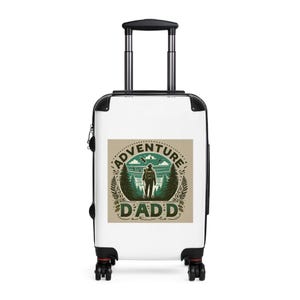 Adventure Dad-koffer - reisuitrusting, bagage, cadeau voor papa, vakantiebenodigdheden, avontuurlijke outdoortas