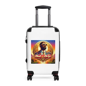 Cool Dad Drip-koffer, reisbagage, cadeau voor vaders, uniek reisaccessoire, vakantiebenodigdheden, Vaderdagcadeau