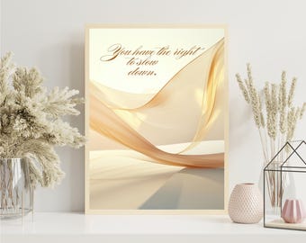 Mental Health Quote Poster: Therapy Office Decor, Inspirational Wall Art (Digital Download