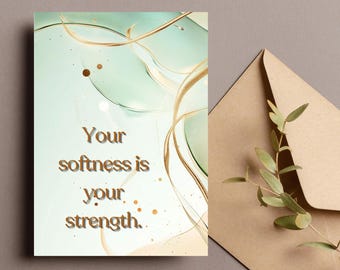 Mental Health Quote Poster: Therapy Office Decor, Inspirational Wall Art (Digital Download