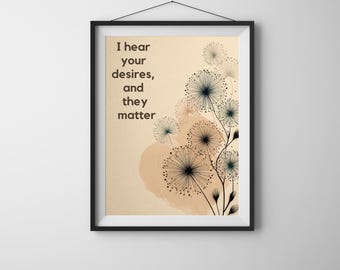 Self-Love Affirmation Print: Soulful Quote, Gentle Reminder (Digital Download)