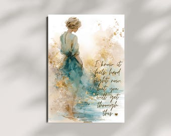 Inspirational Quote Art Print: Healing Affirmation (Digital Download)