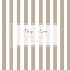 Vintage Classic Stripes Seamless Pattern - Printable Paper - Scprabook Paper - Minimalist Digital Background - Instant Download - Commercial