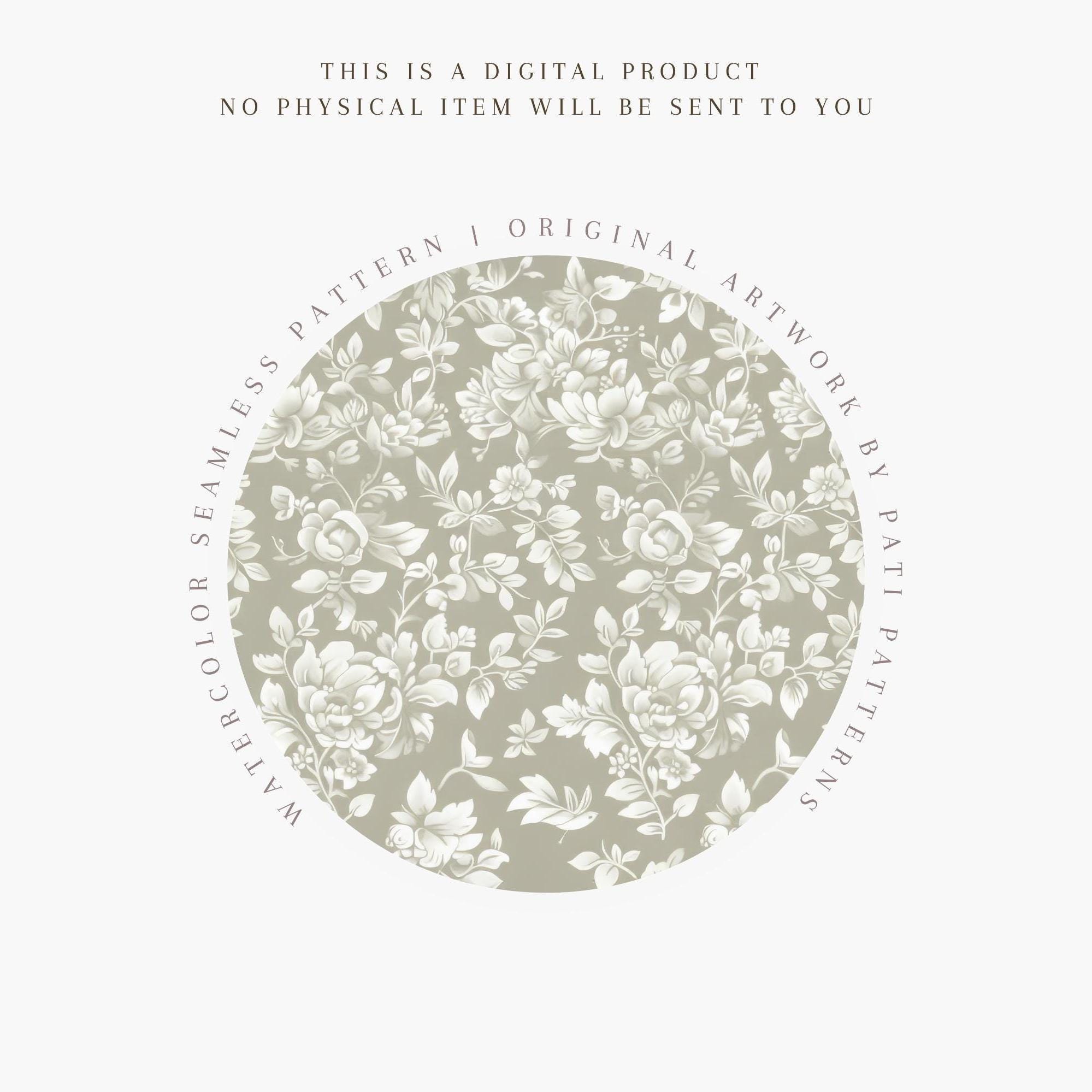 Elegant Cream Floral Seamless Pattern - Vintage Embossed Flower Digital ...