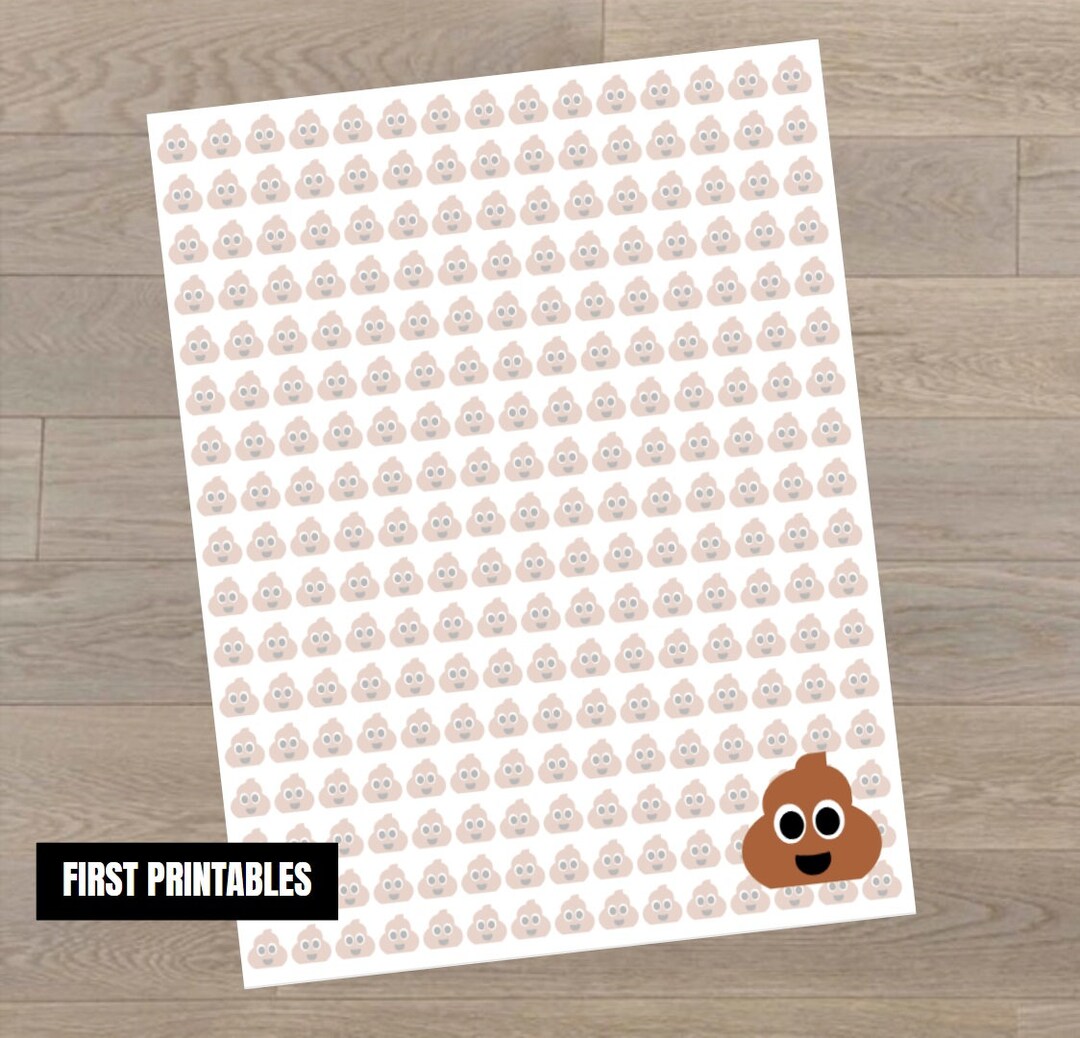 PrintableEmoji Stationary Digital Paper for Writing Back to
