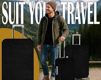 Kraftigt 1680D bagageskydd | Resväskeskydd, resetillbehör