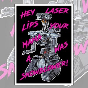 Johnny 5, Fine Art Giclee Print