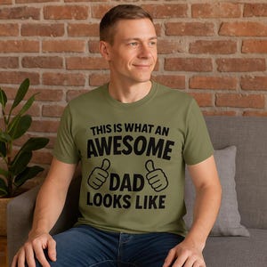 Super Dad Shirt - Lustiges Vatertagsgeschenk für Papa - So sieht ein super Papa aus T-Shirt - Cooles Papa T-Shirt - Geschenk für Ihn