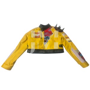 KPop Demon Hunters Arden Cho Rumi Yellow Leather Jacket
