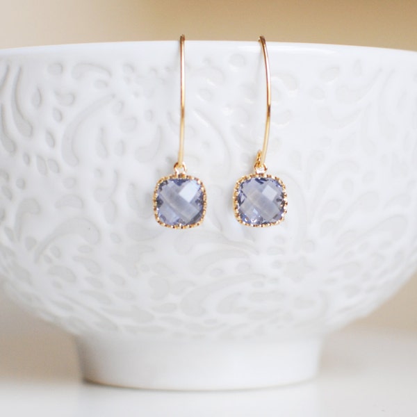 Luna Earrings - Lavender