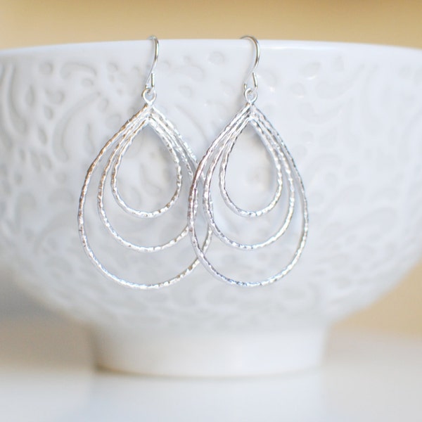 Octavia Earrings - Silver