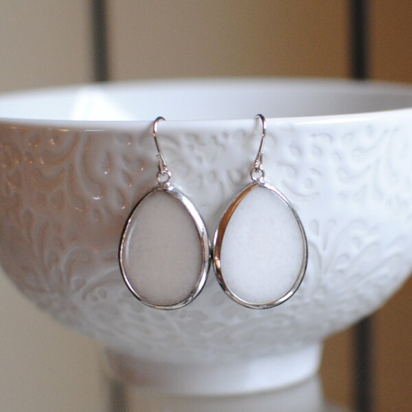 Marley Earrings - White