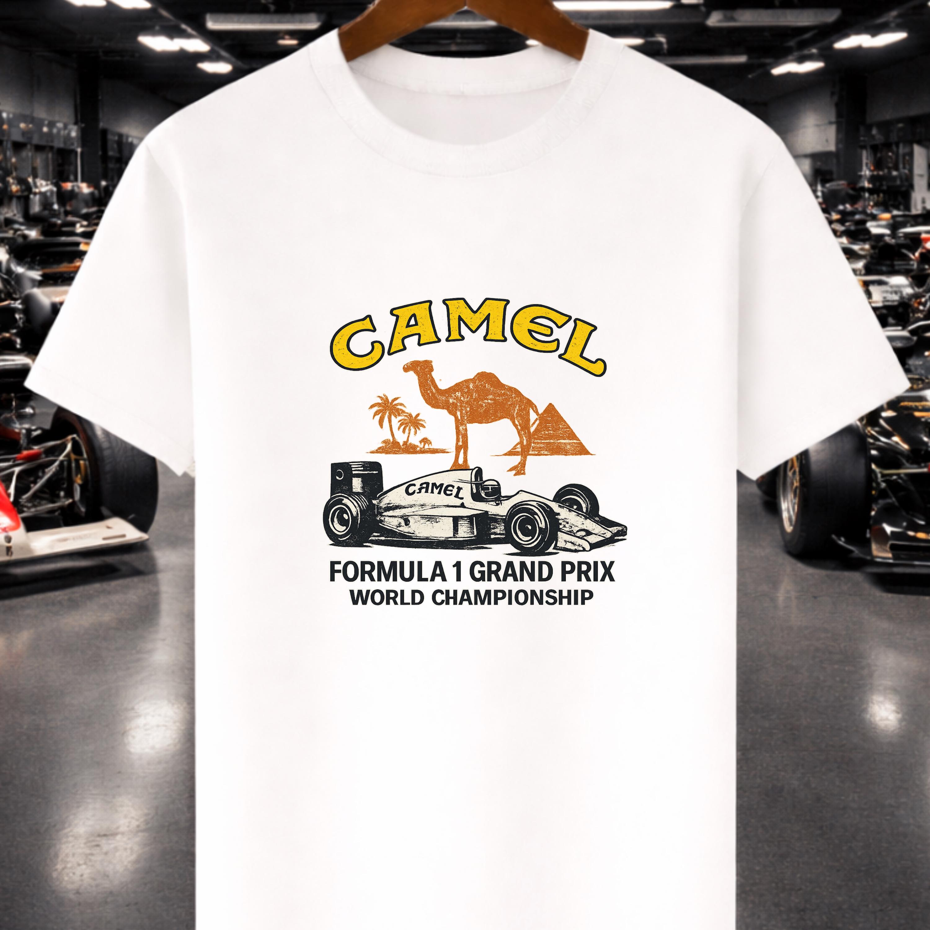 Camel f1 t shirt - Etsy 日本