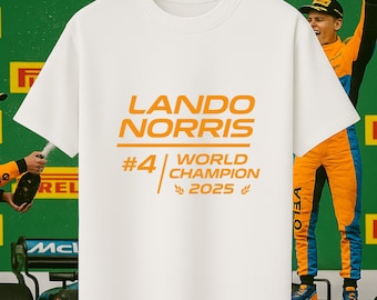 Lando Norris 2025 World Champion T-Shirt
