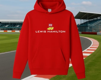 Lewis Hamilton Hoodie, Unisex F1 Racing Hoodie, Formula 1 Fan Sweatshirt