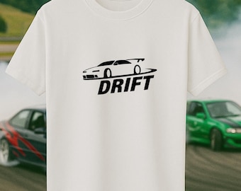 Drift Car T-Shirt: Bold JDM Graphic Tee for Drifting Fans & Street Style