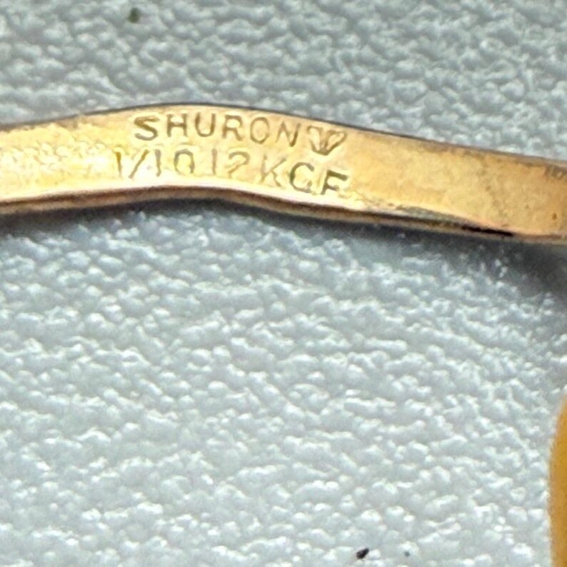 Vintage Gold Filled Wire Eyeglass Parts Case Shuron Durex 1/10 12K Replacement image 7