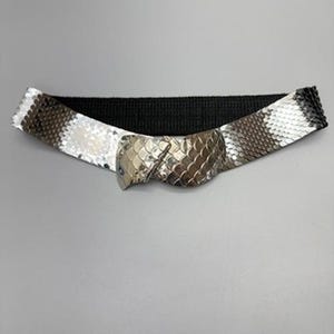 Silver Disco Belt - Etsy display picture 1