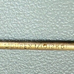 Vintage Gold Filled Wire Eyeglass Parts Case Shuron Durex 1/10 12K Replacement image 12