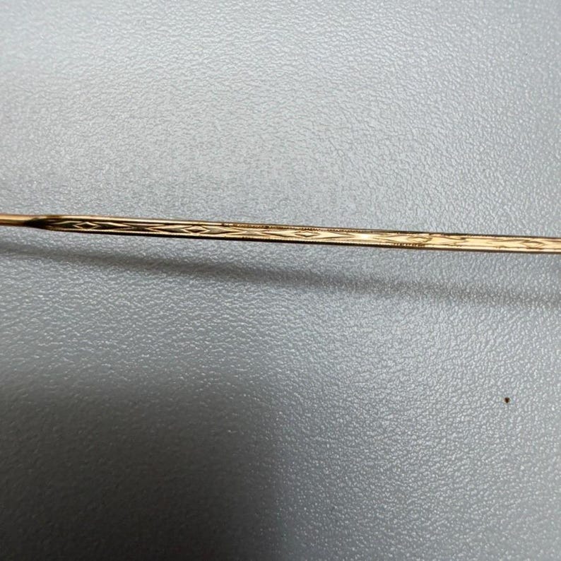Vintage Gold Filled Wire Eyeglass Parts Case Shuron Durex 1/10 12K Replacement image 9