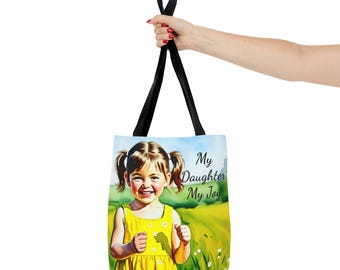 Personalized Art Tote Bag: Vibrant Custom Design, Reusable Shopping Bag