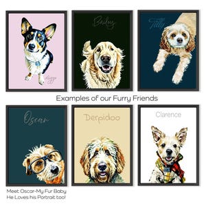 Custom Pet Portrait, Digital Art and Prints, Unique Pet Illustration from Photo, Professional Artist, Any Pet, Personalized Gift, Memorial