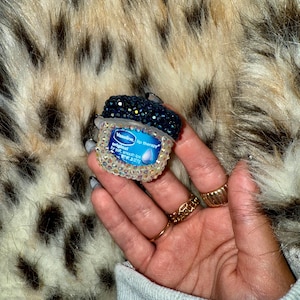 Custom Bedazzled Vaseline Jar - Rhinestone Lip Therapy Bling Gift