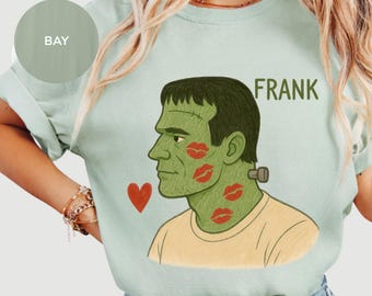 T-shirt unisex Frankenstein: horror gotico romantico, regalo d'amore spettrale