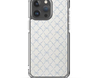 Blue Bow Coquette Clear Case for iPhone®