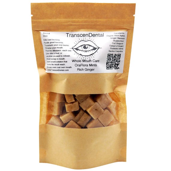 Xylitol Oral Flora Breath Mints, Mouthwash Tablet, Oral Health, Antimicrobial, Prebiotic Lozenges