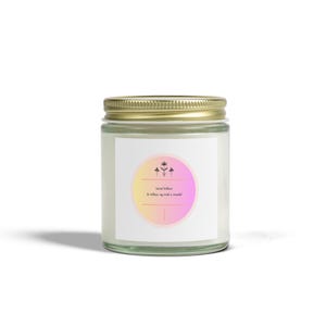 Relaxing Scented Candle - Coconut Apricot Wax
