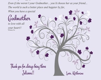 Godmother Gift To My Aunt Godmother Godmother Thank You Etsy Godmother Gift To My Aunt Godmother Godmother Thank You Etsy