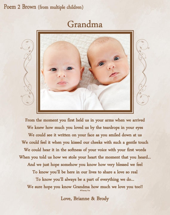 mothers day gift for grandma from baby