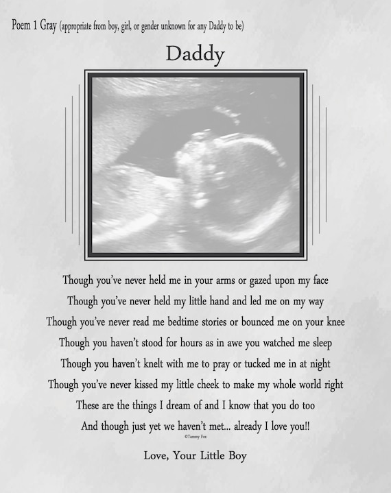 gift to dad from unborn baby