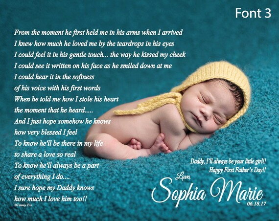 happy first fathers day to my son
