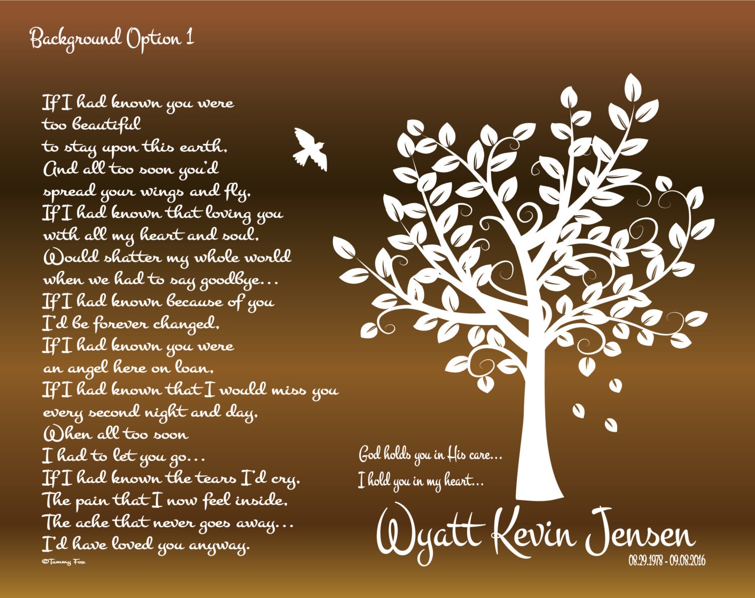 Memorial Poem-Memorial Gift-Loss of Loved One-Sympathy | Etsy
