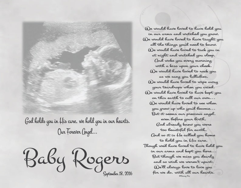 Miscarriage Memorial PoemLoss of Unborn Child