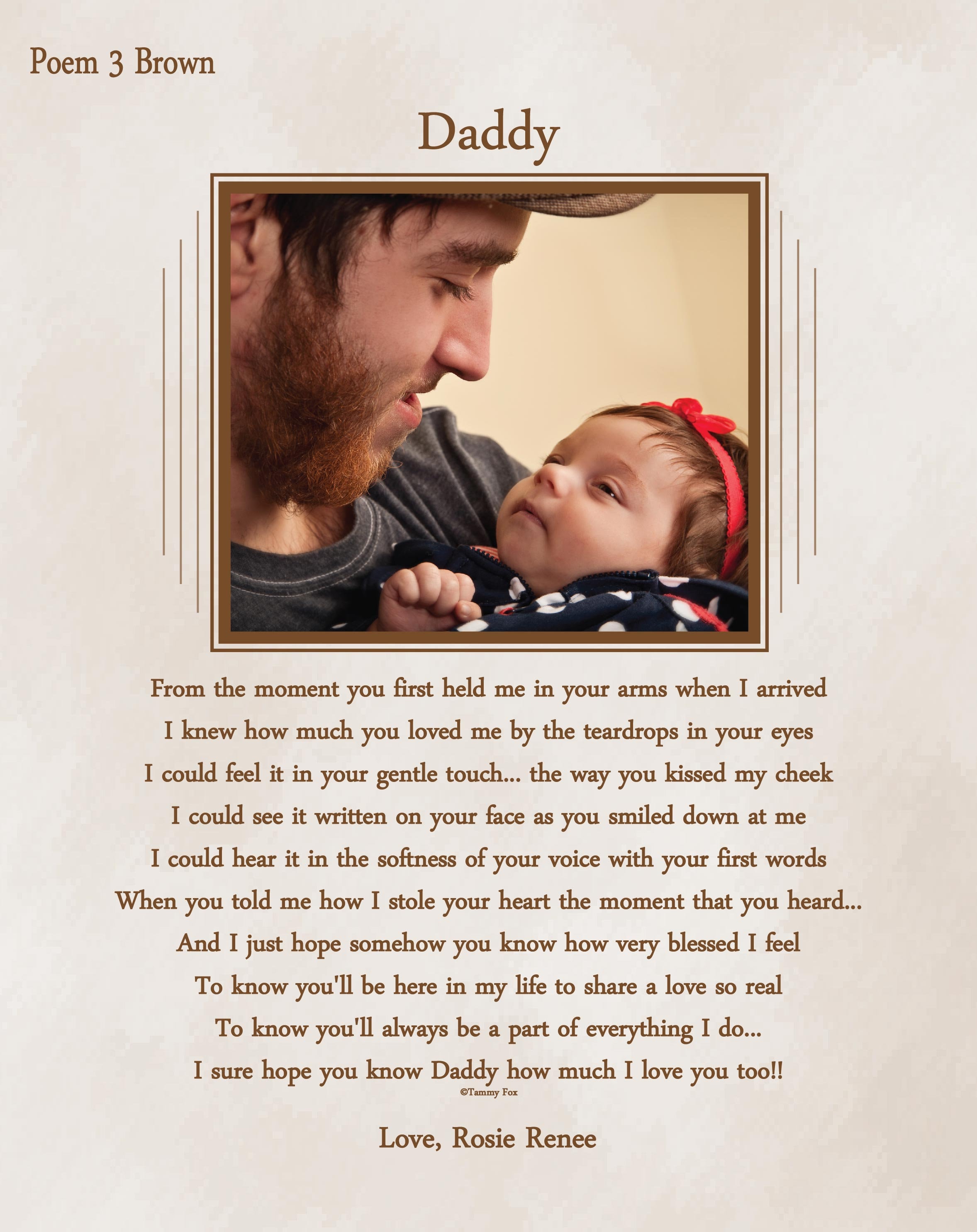 sweet poems for dad