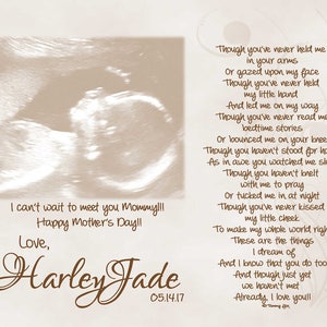mother's day gift from unborn baby