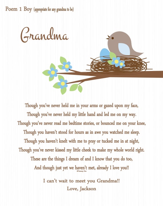 Grandma baby sale shower gifts
