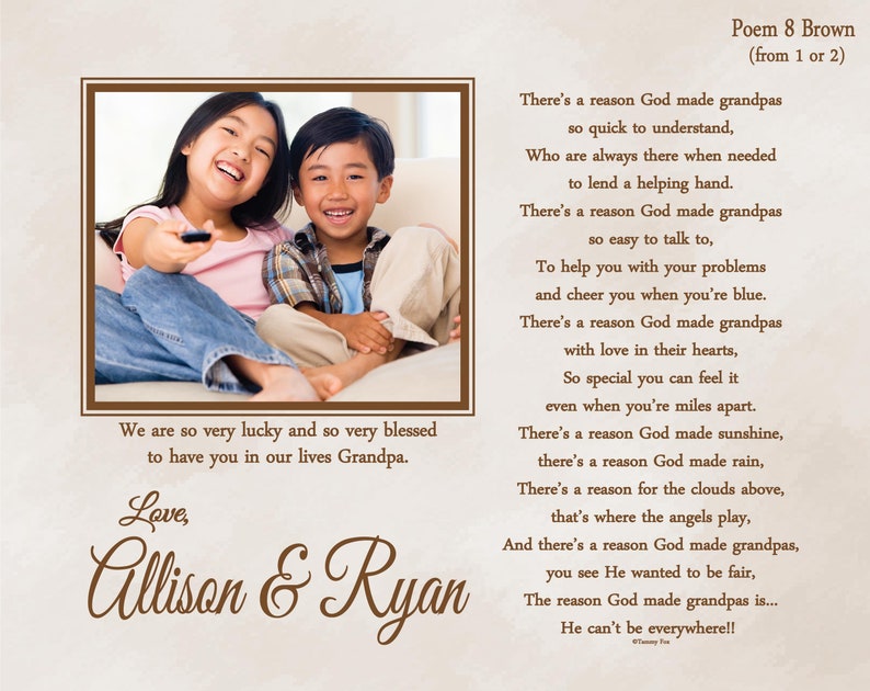 Download Custom Fathers Day Gifts For Grandpa From Grandchildren Gifts Etsy