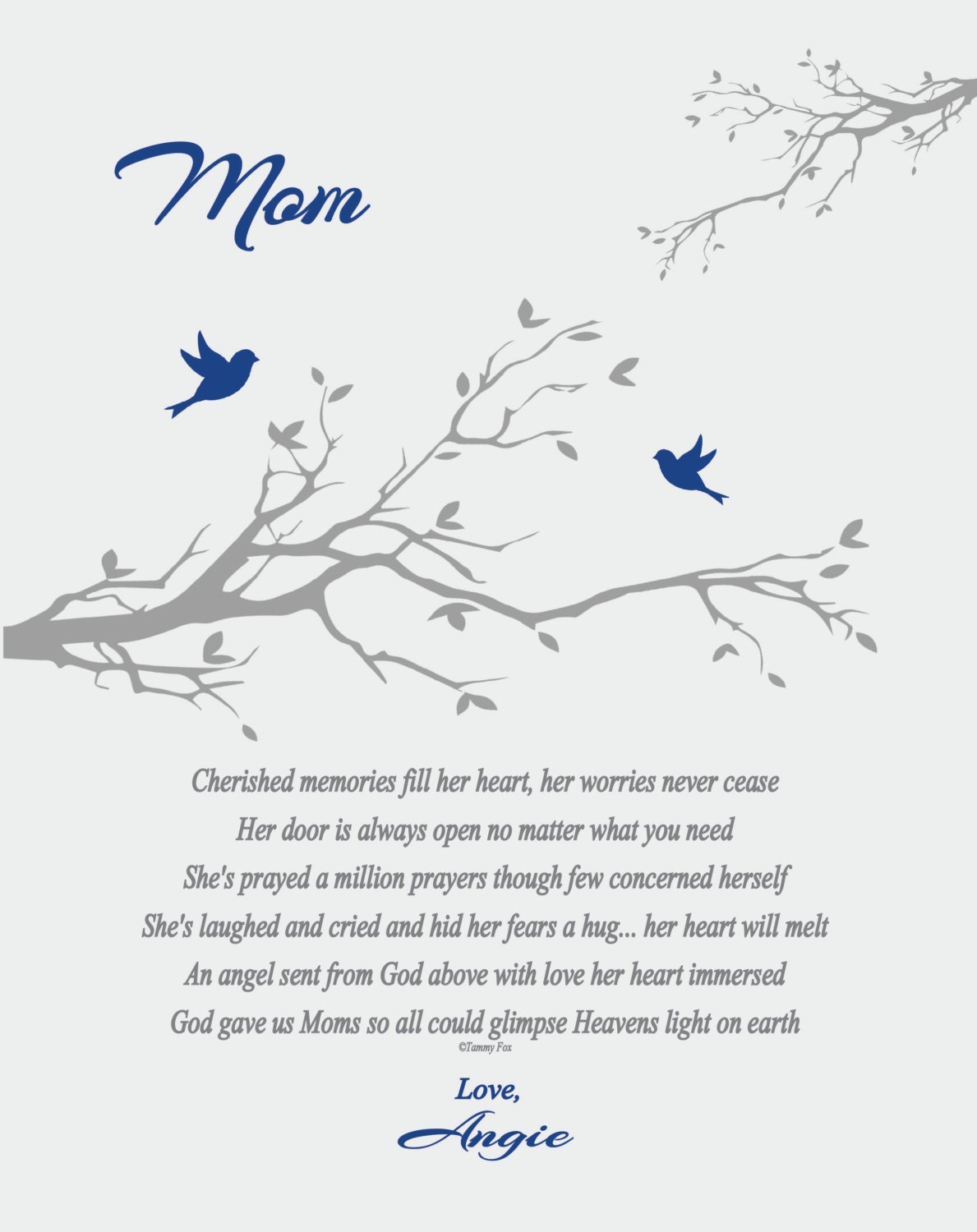  Touching Poem for Mother Gifts from Daughter/ Son