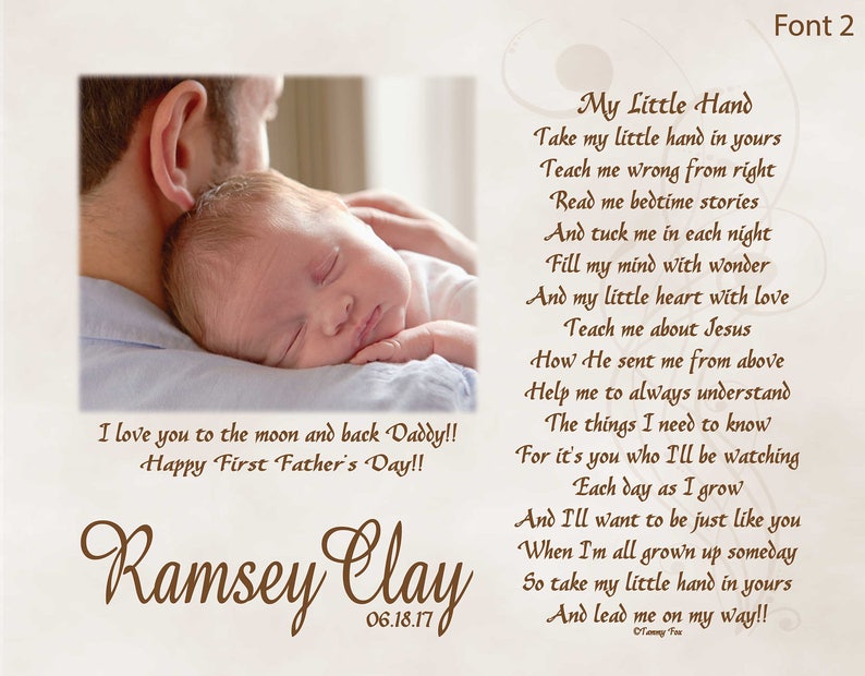 His daddy little and