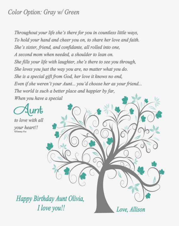 aunt birthday gift thank you gift for aunt christmas gift for etsy thank you for the birthday gift