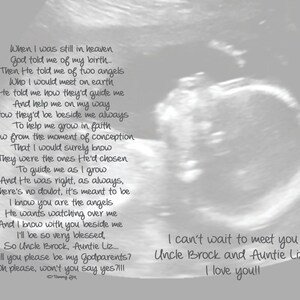 Godmother Proposal-godfather Proposal-godparents Proposal-custom ...