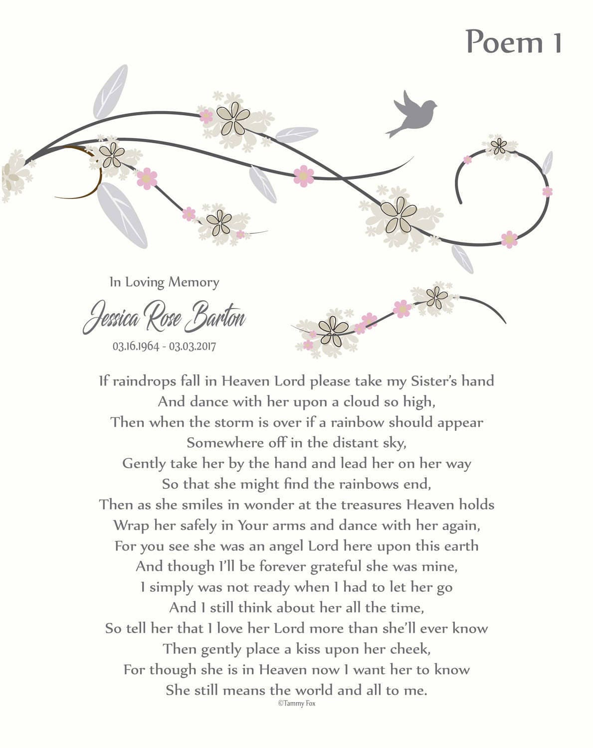 Finding Long Lost Sister Poem