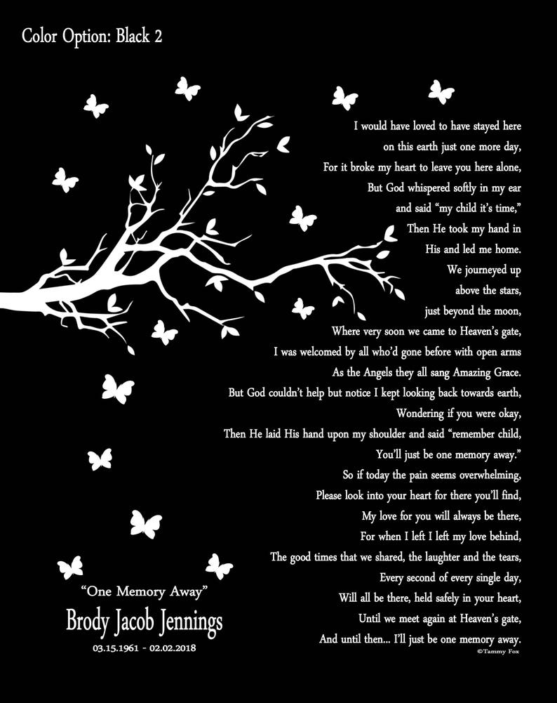 Remembrance Poems For Loved Ones