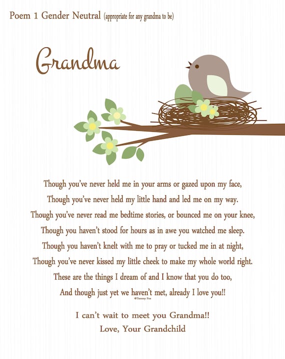 mother's day gift for first time grandma