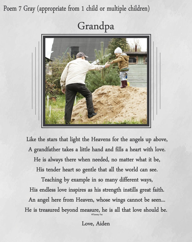 Download Fathers Day Gift For Grandpa Gifts From Grandkids Fathers Day Etsy