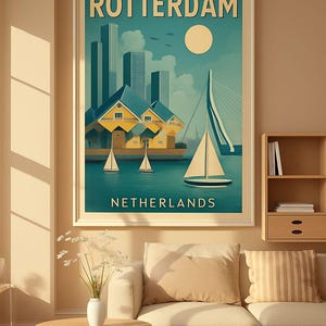Rotterdam vintage print